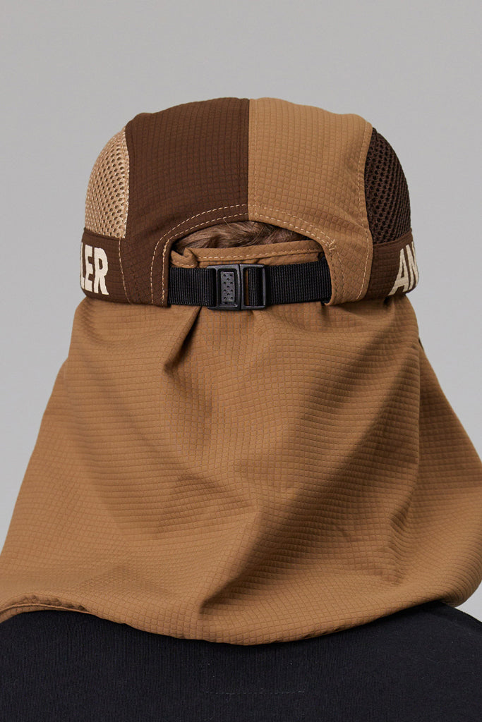 Just Another Fisherman Angler Flap 5 Panel Cap Brown