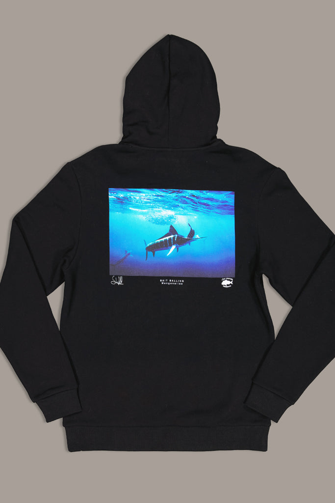 Just Another Fisherman Bait Balling Hood Black