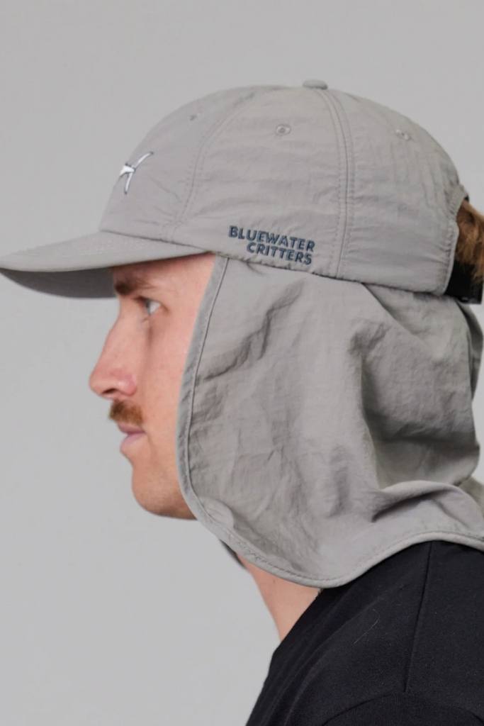 Just Another Fisherman Billfish Flap Cap Storm