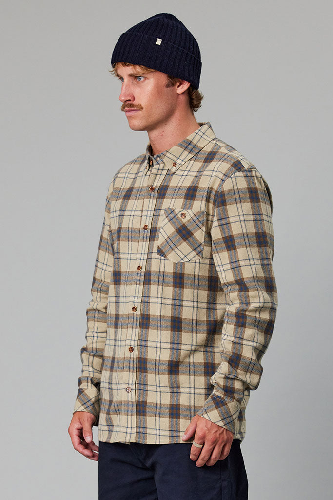 Just Another Fisherman Boatyard Shirt Sahara Check