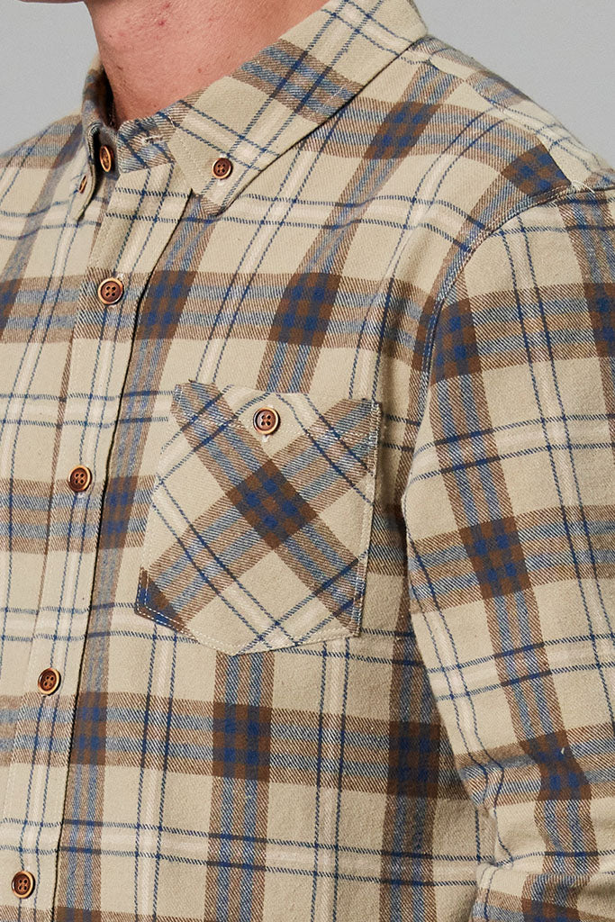 Just Another Fisherman Boatyard Shirt Sahara Check