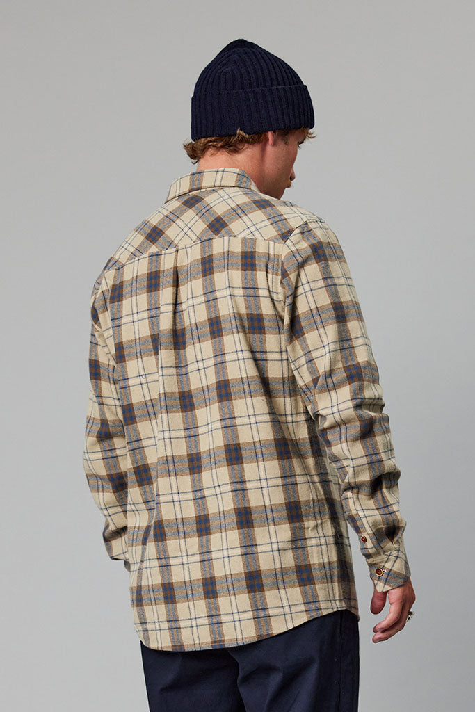 Just Another Fisherman Boatyard Shirt Sahara Check