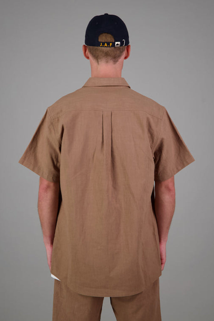 Just Another Fisherman Coastal SS Shirt - Brown