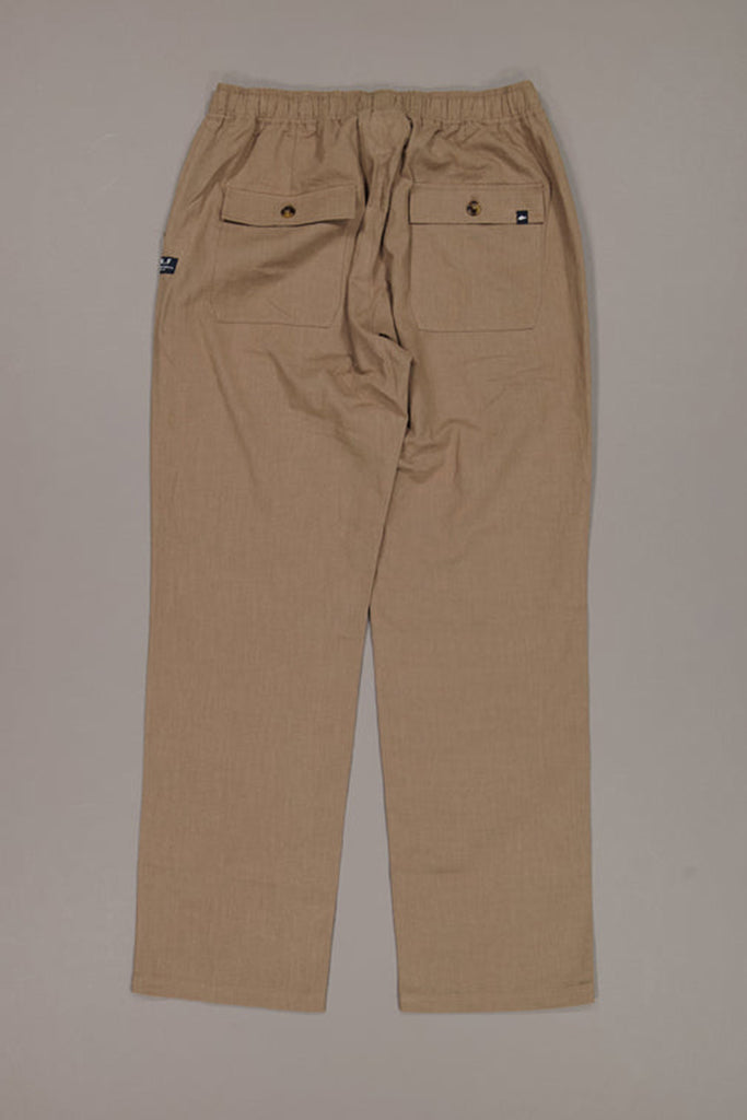 Just Another Fisherman Dinghy Linen Pants Light Brown