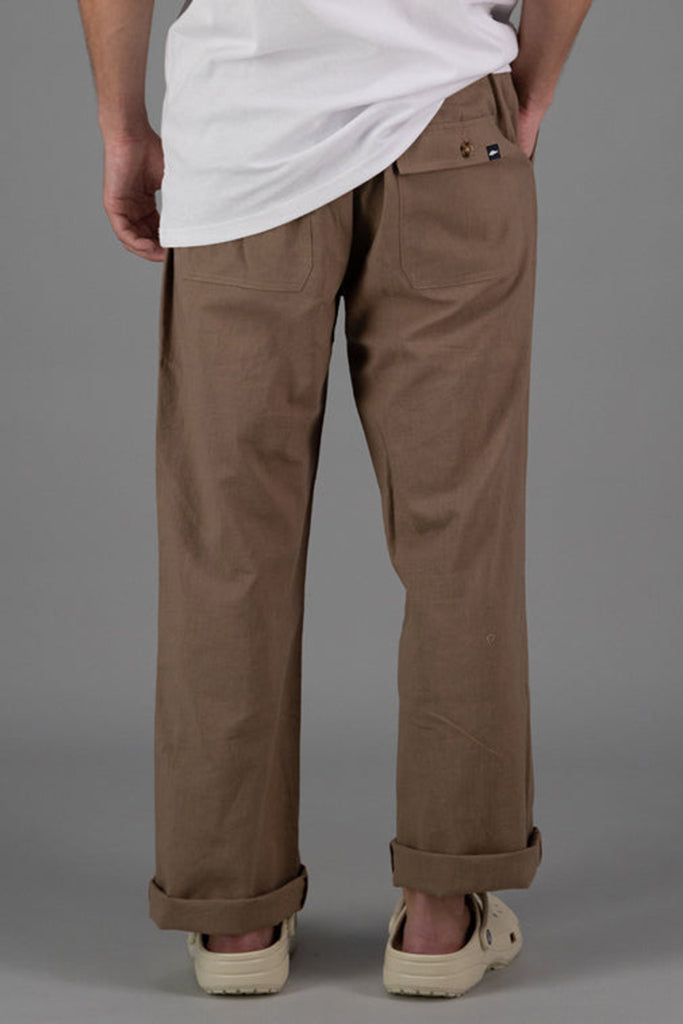 Just Another Fisherman Dinghy Linen Pants Light Brown