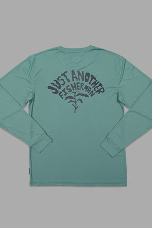 Just Another Fisherman Kelp Upf40 L/S Tee Harbour Teal