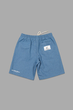 Just Another Fisherman Mini Gull Shorts Blue Denim