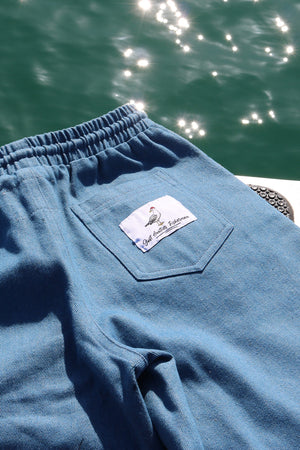 Just Another Fisherman Mini Gull Shorts Blue Denim