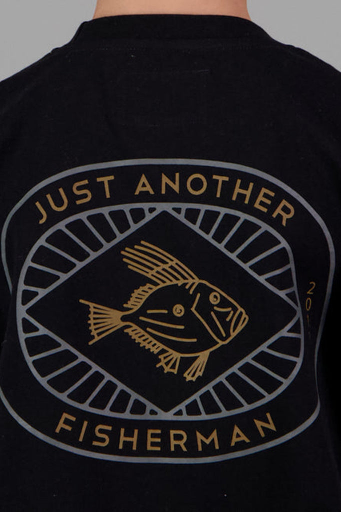 Just Another Fisherman Mini Zeus Tee - Black