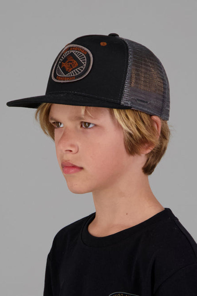 Just Another Fisherman Mini Zeus Trucker Cap - Black