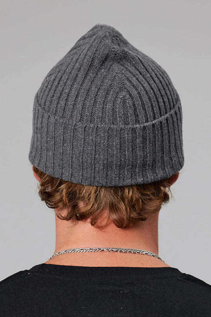 Just Another Fisherman Skipper Merino Beanie Ash