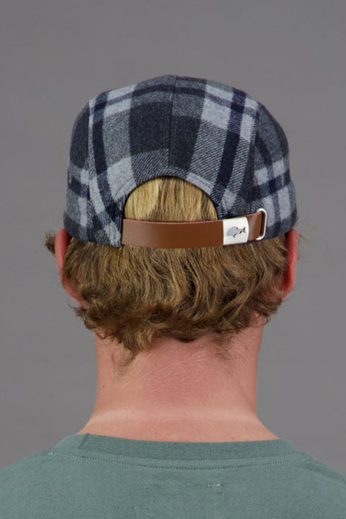 Just Another Fisherman Wool 5 Panel Graphite Check