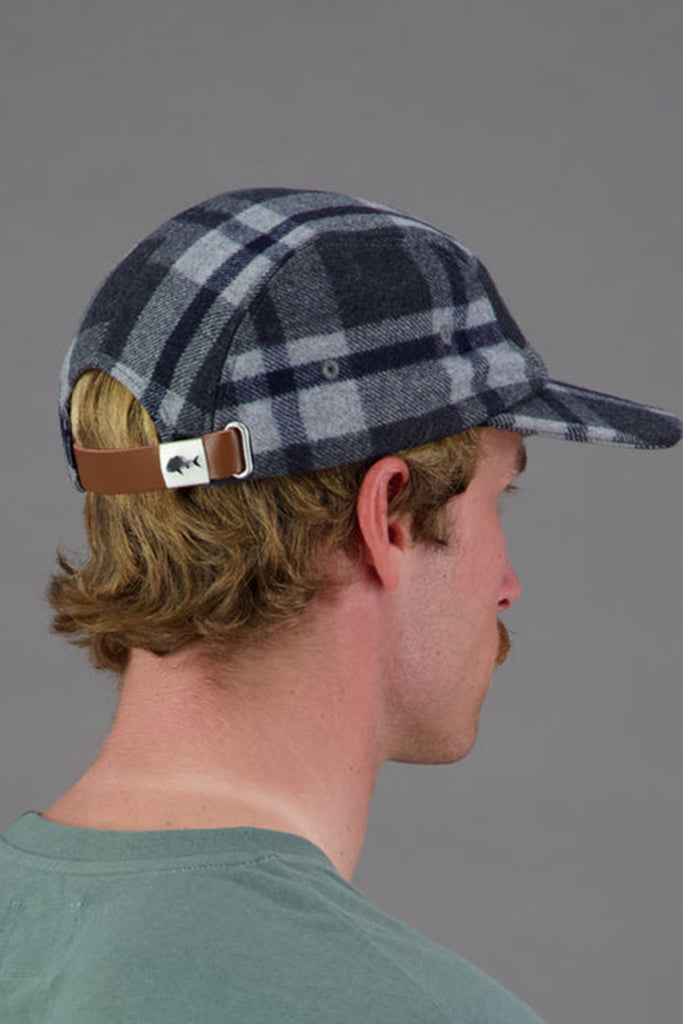 Just Another Fisherman Wool 5 Panel Graphite Check