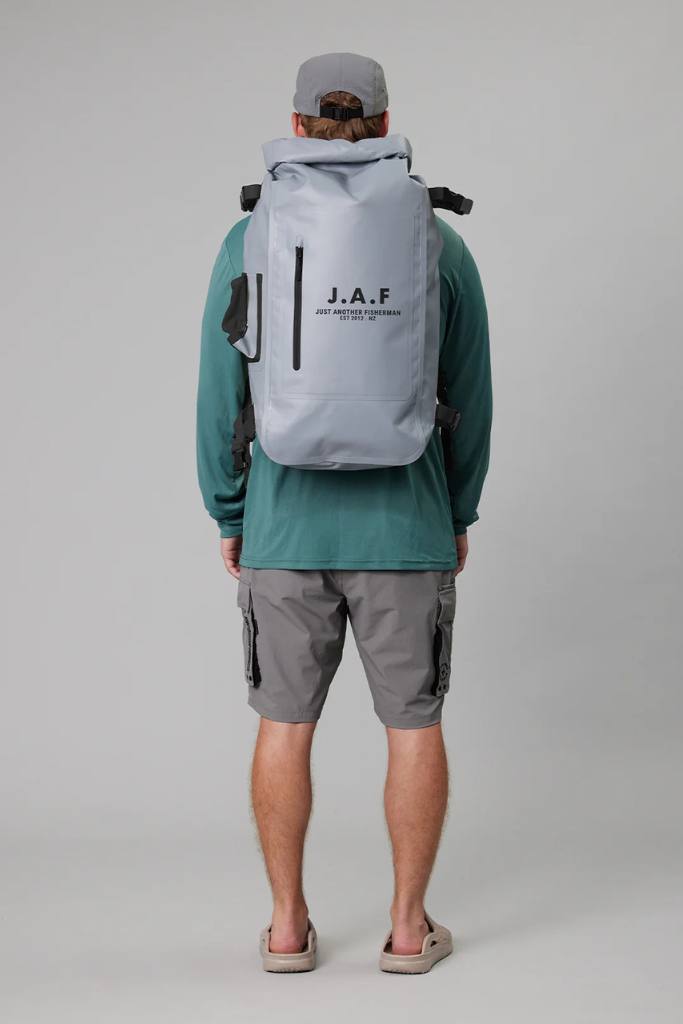 Just Another Fisherman Angler Tech Dry Backpack Grey