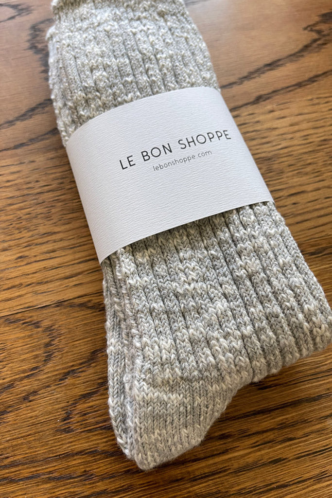 Le Bon Shoppe Cottage Socks - Ht Grey