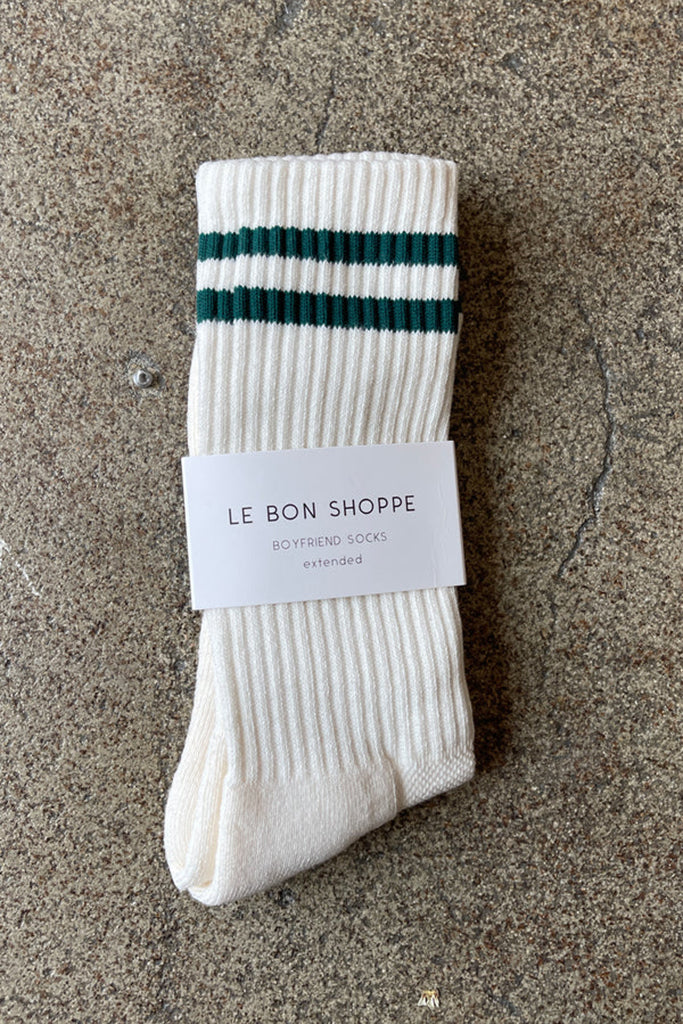 Le Bon Shoppe Extended Boyfriend Socks - Parchment