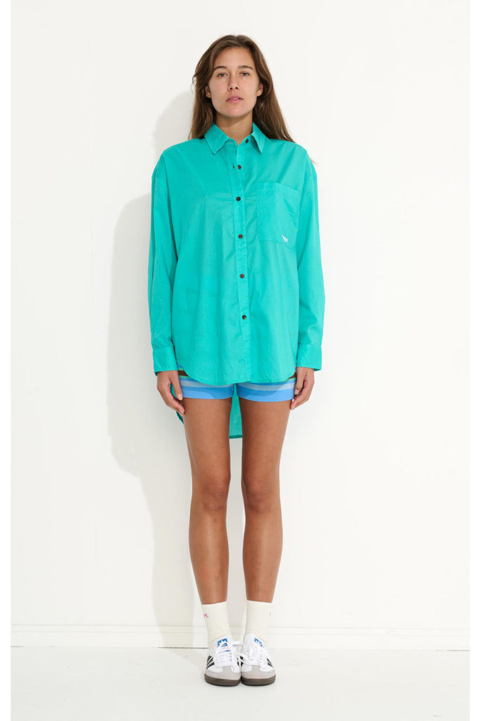 Misfit Asatoma OS Shirt Turquoise