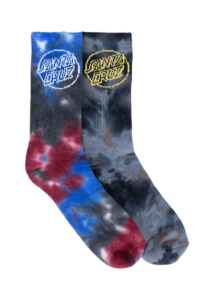 Santa Cruz Opus Dot Sock Multi Tie Dye