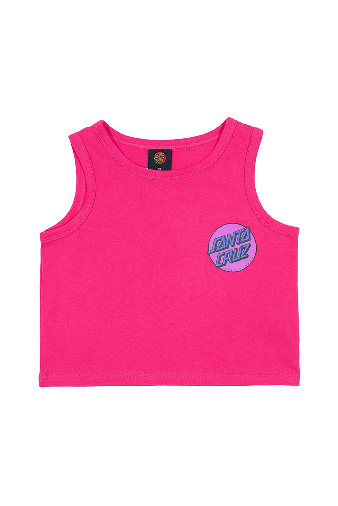 Santa Cruz Other Dot Chest Crop Tank Pink