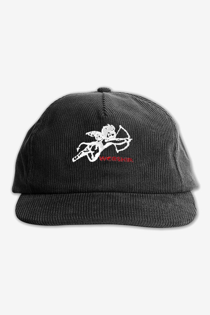 Worship Cherub Cord Hat Black