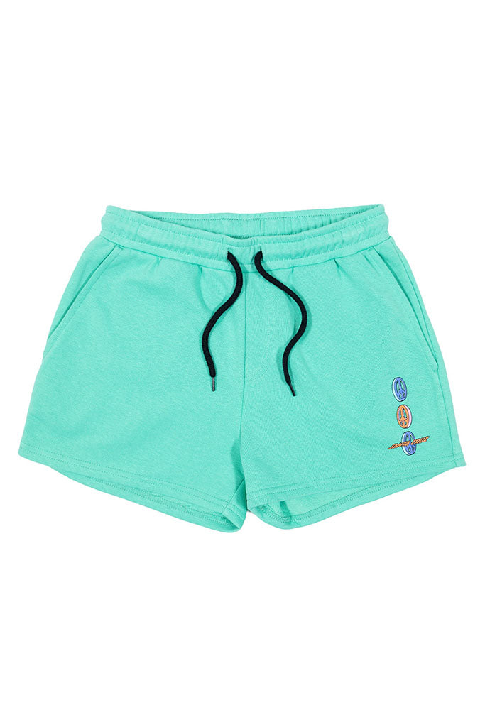 Santa Cruz Peace Strip Stack Short Ocean