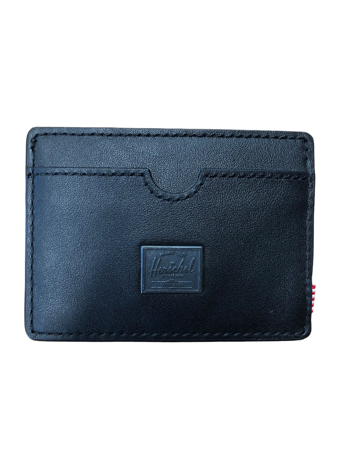 Herschel Charlie Leather Rfid Black