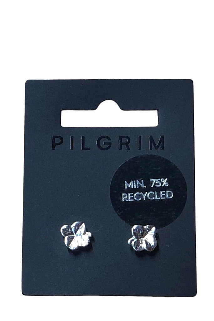 Pilgrim Octavia Recycled Clover Earrings - Gold Plated