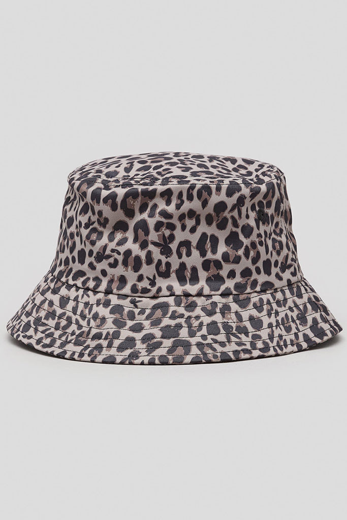 Playboy Leopard Bunny Bucket Hat Bucket Hat Lepoard