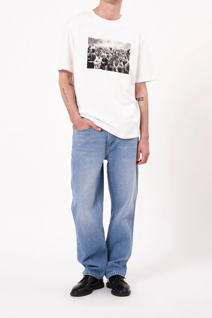 Rollas Crowd Tee White