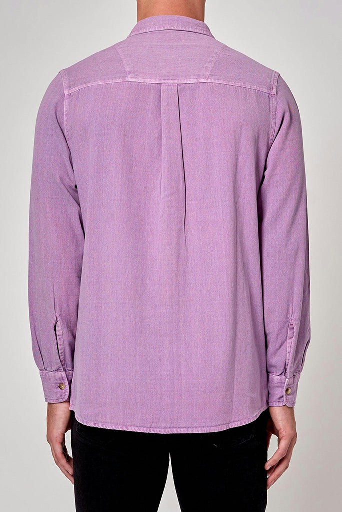 Rollas Men At Work Oxford Shirt Purple Haze