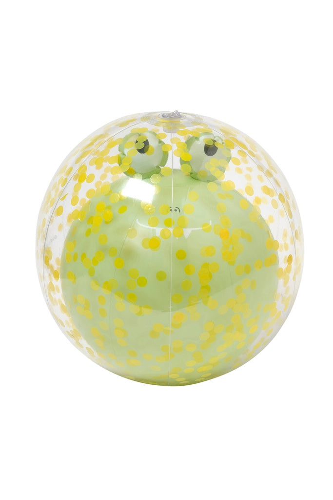 SunnyLife 3D Inflatable Beach Ball Cookie the Croc Light Khaki