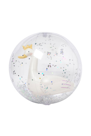 SunnyLife 3D Inflatable Beach Ball Princess Swan Multi