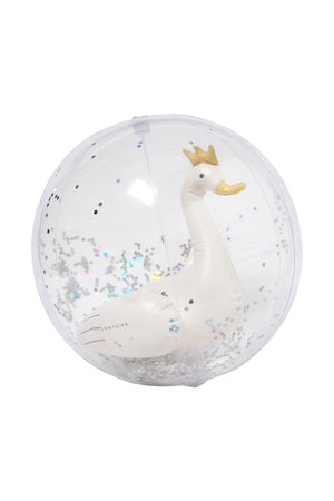 SunnyLife 3D Inflatable Beach Ball Princess Swan Multi