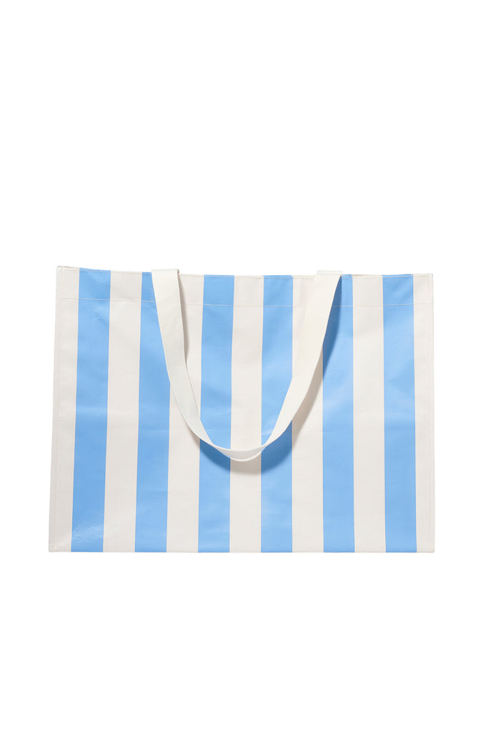 SunnyLife Carryall Beach Bag Le Weekend Mid Blue Cream