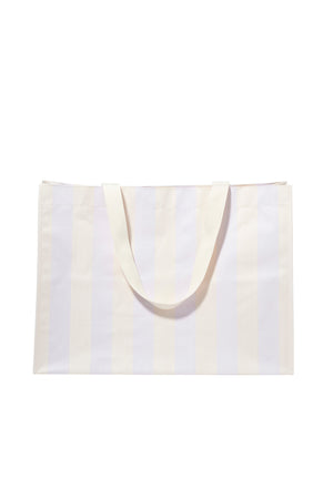 SunnyLife Carryall Beach Bag Rio Sun Pastel Lilac Stripe