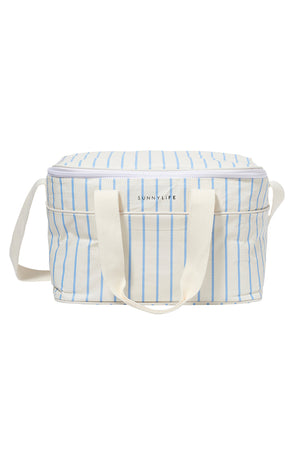 SunnyLife Cooler Bag Le Weekend Mid Blue Cream