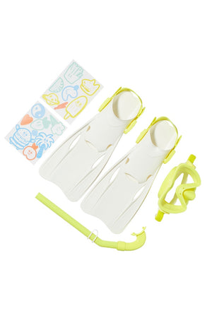 SunnyLife Kids Snorkel Set Medium The Sea Kids Yellow