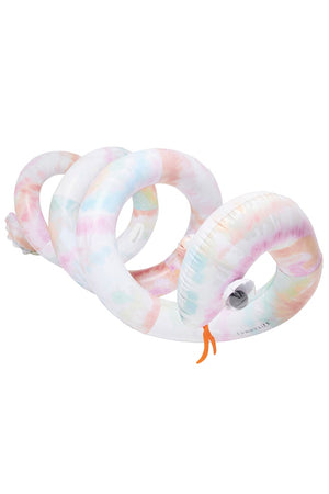 SunnyLife Giant Inflatable Noodle Snake Tie Dye Multi