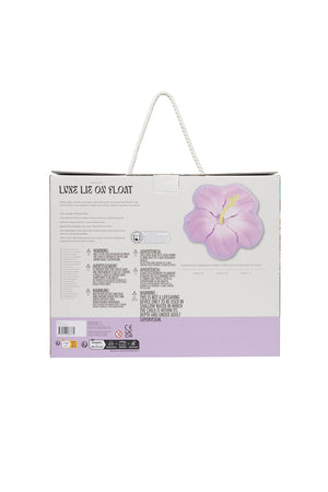 SunnyLife Luxe Lie-On Float Hibiscus Pastel Lilac