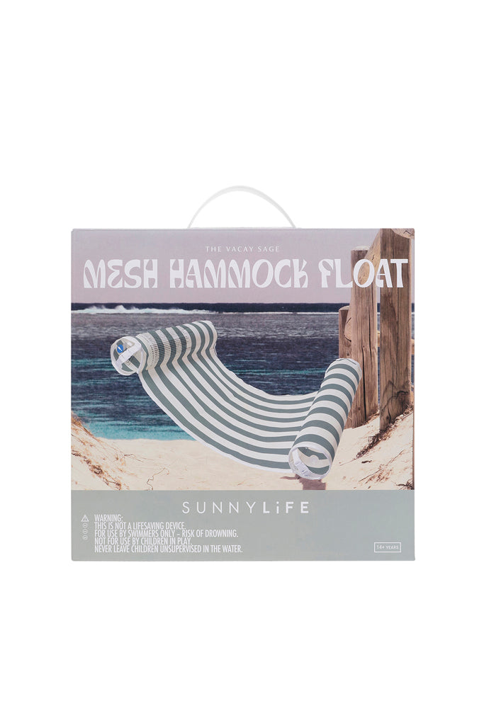 SunnyLife Mesh Hammock Float The Vacay Sage