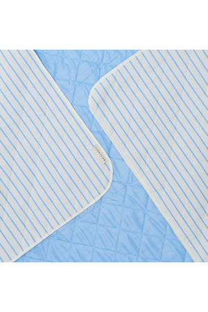 SunnyLife Beach and Picnic Blanket Le Weekend Mid Blue-Cream