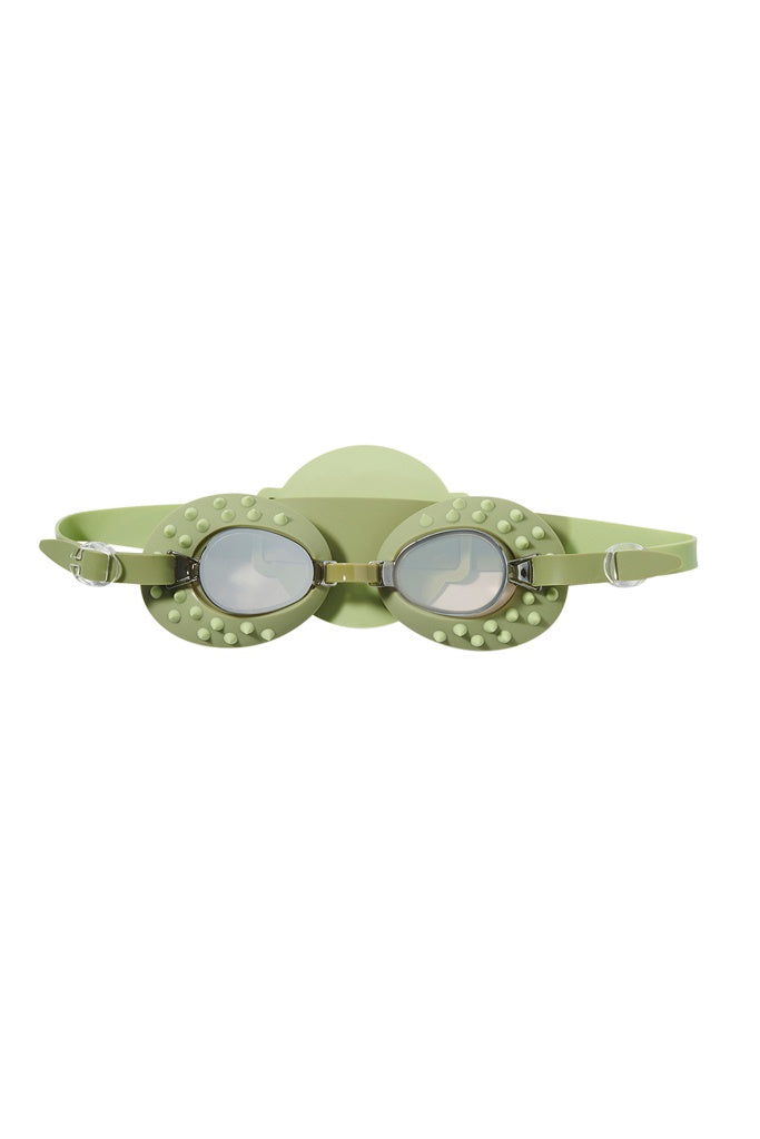 SunnyLife Kids Swim Goggles Cookie the Croc Khaki