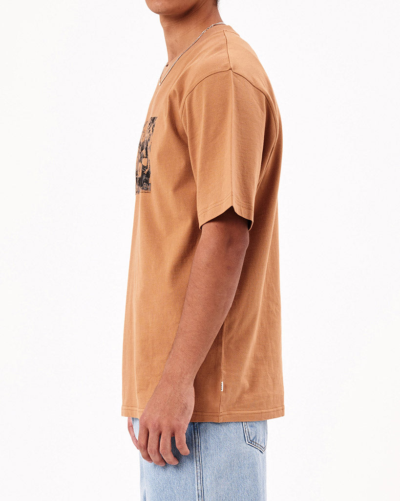 Rollas Sunset Crowd Tee Bronze