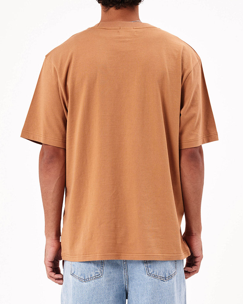 Rollas Sunset Crowd Tee Bronze