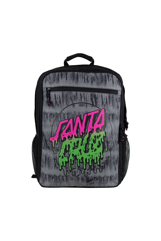 Santa Cruz Youth Rad Dot Hollow Backpack Black Tie Dye