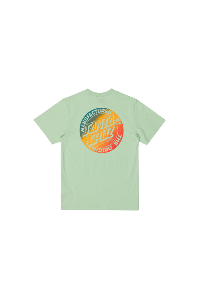 Santa Cruz Youth Mfg Dot Fade Tee Sage