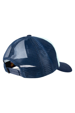 Santa Cruz Youth Johnson Beast Dot Trucker Cap Aqua