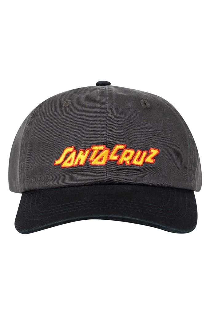 Santa Cruz Youth Craft Strip Dad Cap Off Black