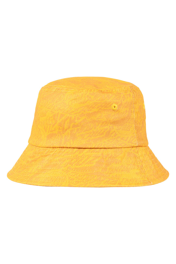 Santa Cruz Youth Bold Stack Bucket Hat Yellow