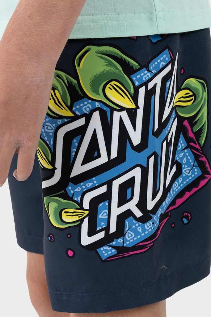 Santa Cruz Youth Johnson Beast Dot Boardshort Navy